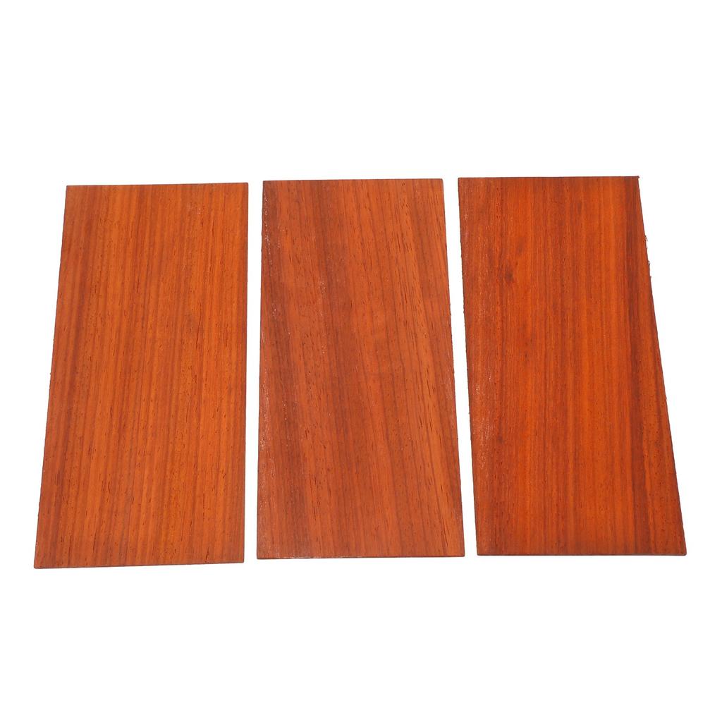 3Pcs Guitar Veneer Sheet Wood Grain Mahogany Guitar Veneer Plate Accessory for Decoration