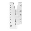 29/30 Degree Stainless Screw Angles Template Gage Thread Gauge Grinding Gage Inspection Tool Angles Measuring Gauge