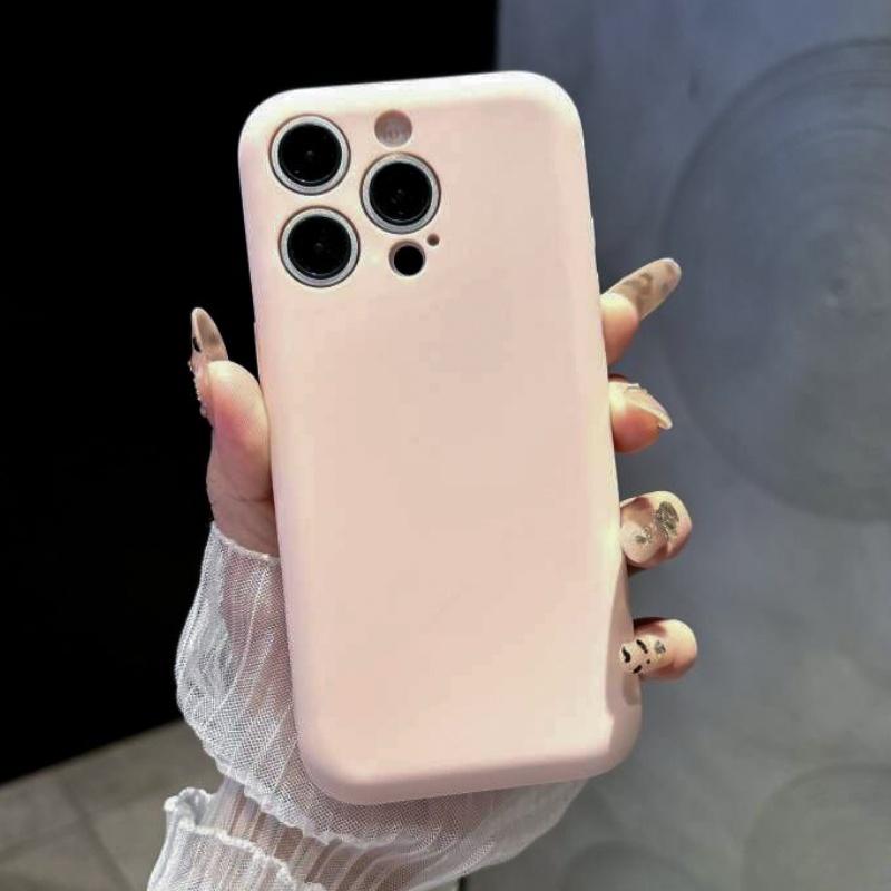 Matowe Silikonowe Płynne Miękkie Etui na Telefon w Kształcie Kostki Mydła Dla iPhone 16 15 14 Plus 13 12 Pro Max 11 Gładkie Odporne na Wstrząsy Pokrowiec