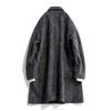 Long woolen coat men's trench coat over the knee loose autumn and winter tide brand thickened top