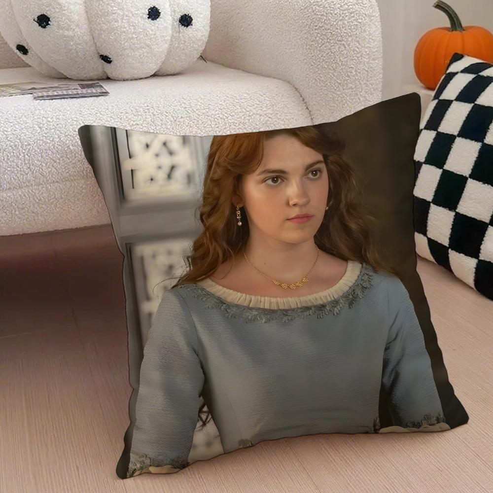 A-Alicent Hightower Cushion Cover Throw Pillow Cover Hidden Button Durable Polyester Chair Cushion