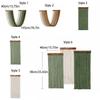 Hand-Woven Curtain Tapestry Wooden Cotton Rope Tapestry Boho Decor Wall Hanging Tapestry  Apartment