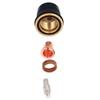 12Pcs Nozzle Electrode Kit Brass Plasma Torch Electrode Nozzle Tip Consumables for S45