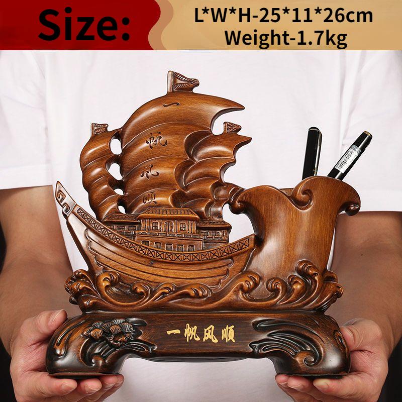 

Плавный ход Креативный держатель для ручек Украшения для рабочего стола в офисе босса Ornamennts