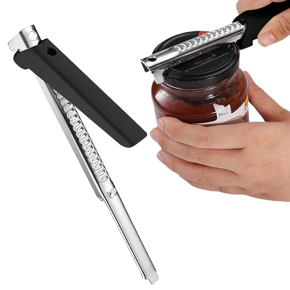 Stainless Steel Can Opener Adjustable Bottle Opener Multifunctional Bottle Cap Opener for Weak Hands Kitchen Gadgets