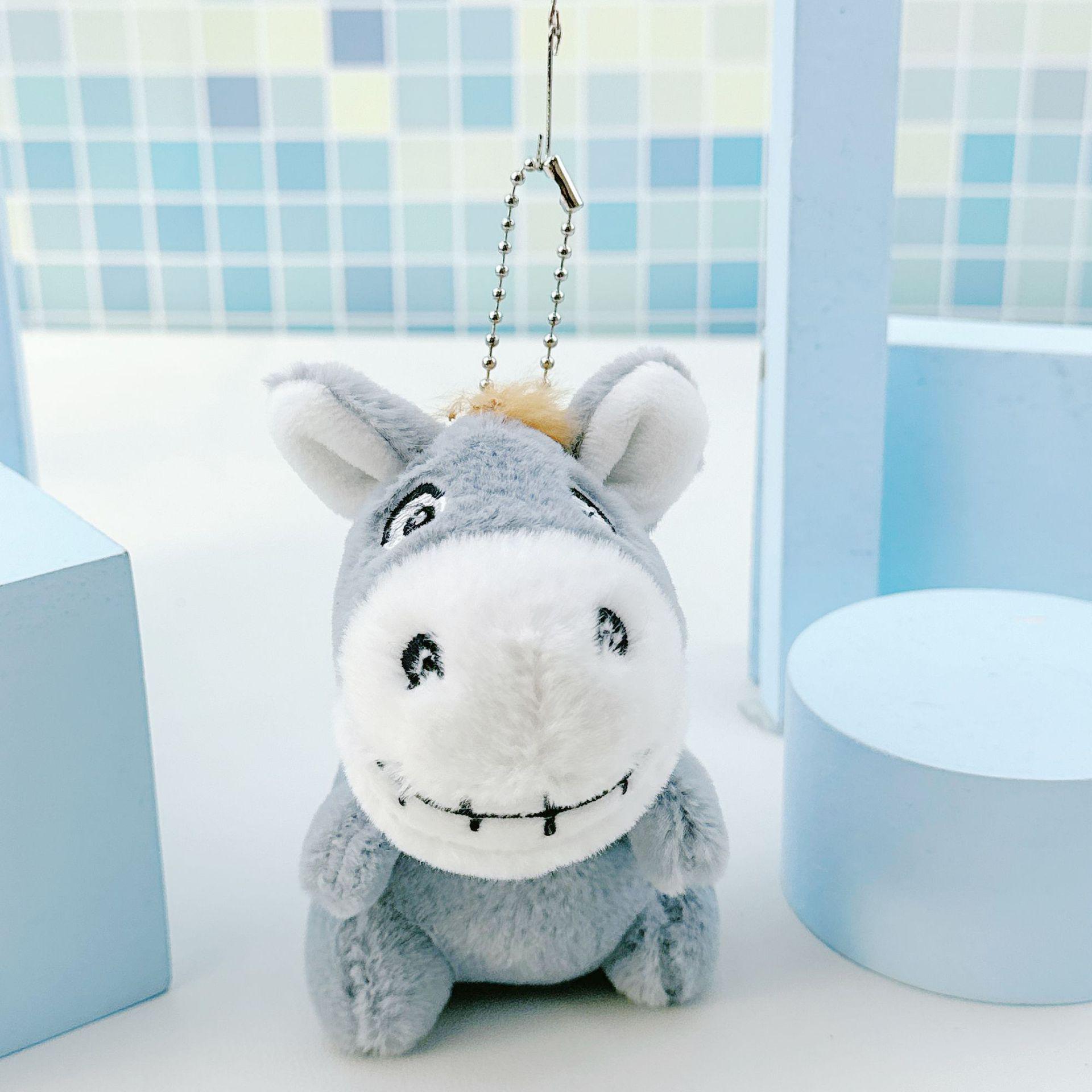 

Милый плюшевый брелок в виде ослика - Очаровательный кулон и украшение для подарочного пакета 11 cm High