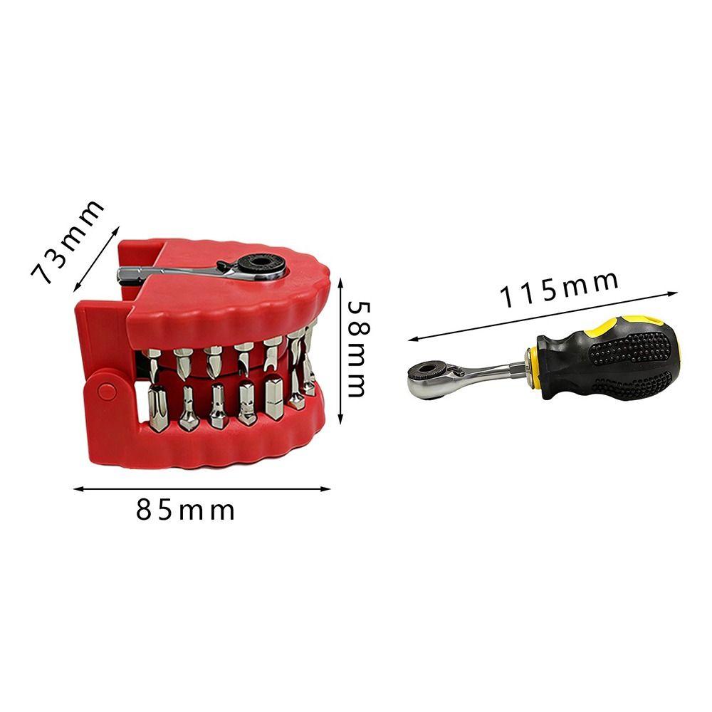 30-in-1 Screwdriver Set High Hardness Combination Bit Screwdriver Kit Wrench Included Multi-Functional
