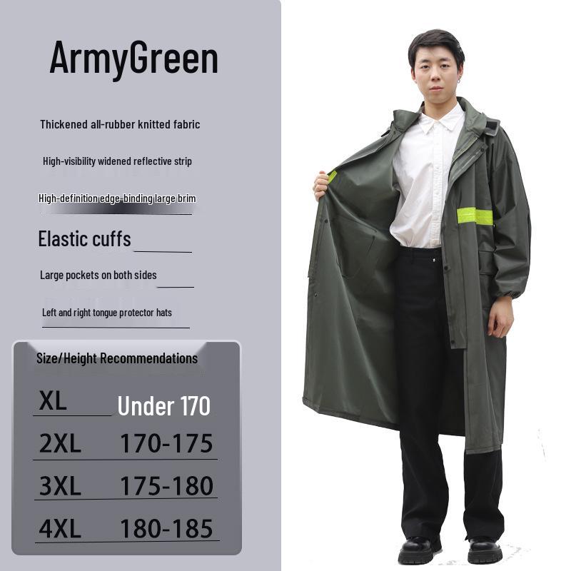 Unisex Reflective Waterproof Rain Jumpsuit for Safety and Outdoor Activities