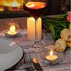 Glass Tealight Candle Holder Round Clear Votive Candle Holders for table decor Candle Holders Bulk for Wedding Decor and Home