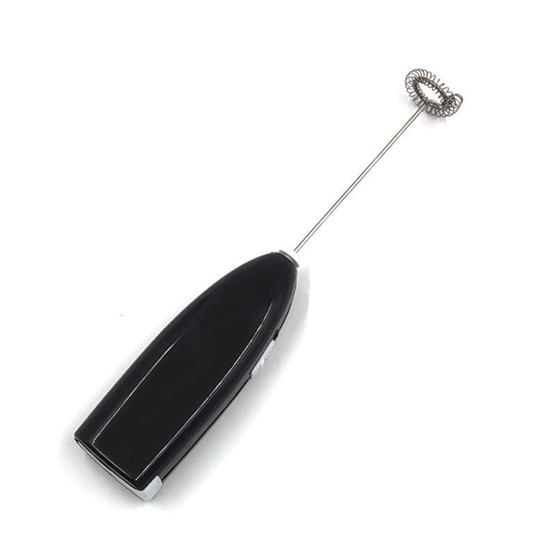 

Электрический ручной бытовой кухонный венчик Мини из нержавеющей стали для приготовления яиц, кофе, молока, чая и миксера # C09SG# чёрный