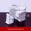 1:50 Scale White ABS Furniture Set for Architectural Model Interior Layout