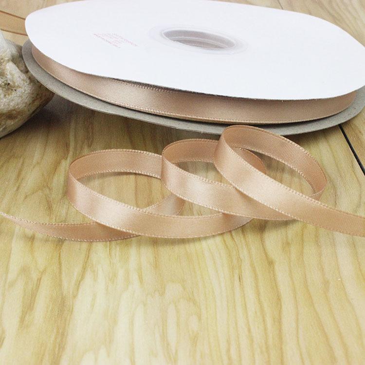 Solid Color Polyester Ribbon for DIY Floral Crafts & Cake Decoration
