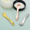 Hot Sale Metal Cosmetic Skincare Spatula,Mini Mask Facial Reusable Scoop,Makeup Beauty Spoons For Cream,Lotions,Moisturizer