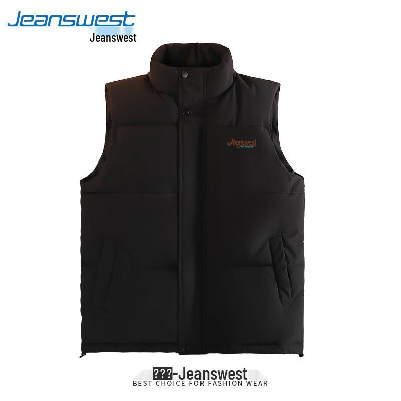 Jeanswest Men's Winter Padded Letter Print Vest