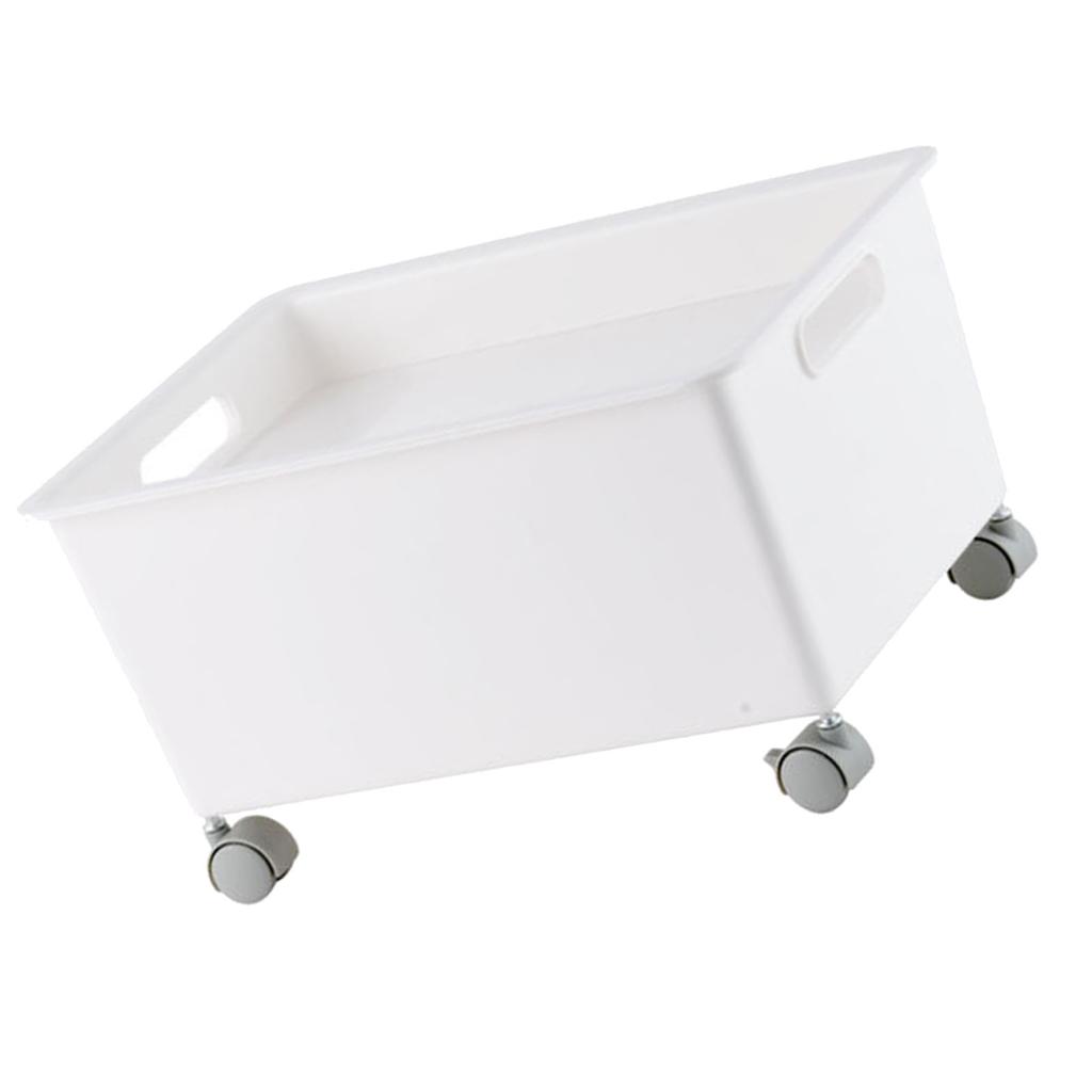 Förvaringskorg Rullkorg Premium PP Robust Portabel Flyttbar Enkel Förvaring Stor Kapacitet