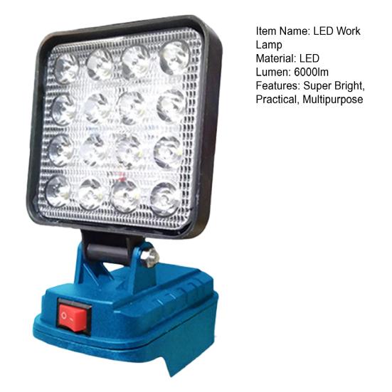 LED Work Lamp Outdoor Light High Lumens Super Bright Portable Multipurpose Emergency Safety Lamp Camping Light