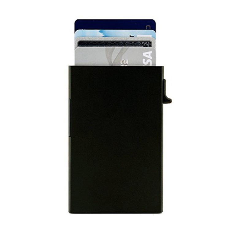 Men's RFID Blocking Metal Wallet & Card Holder