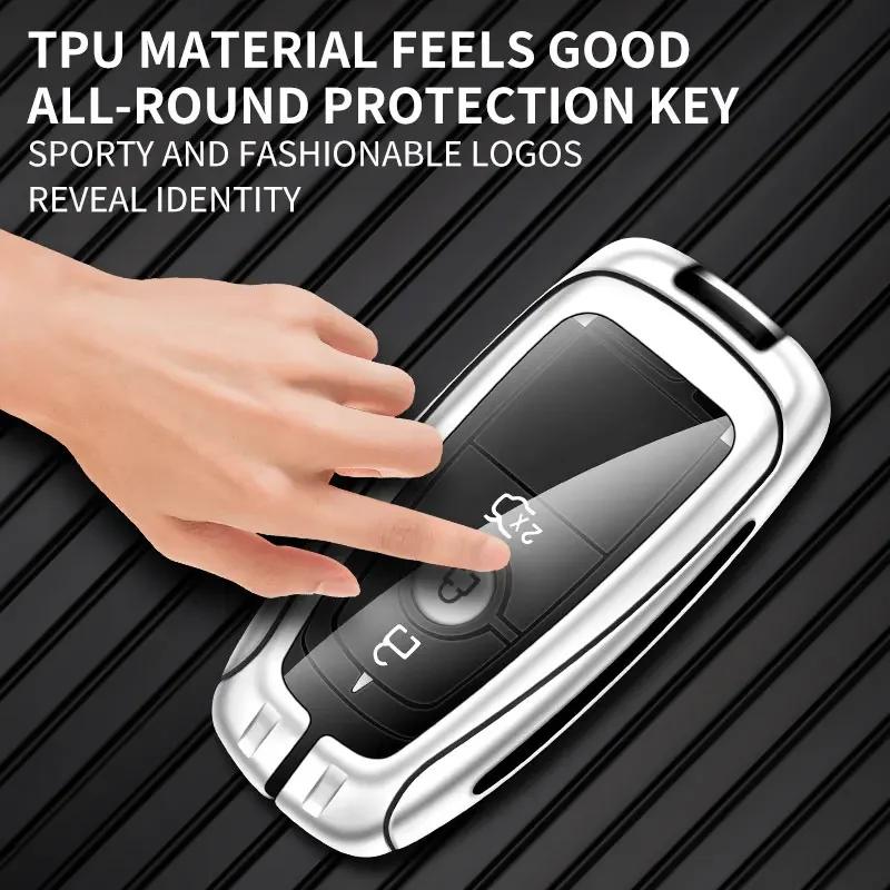 Pouzdro na dálkový ovladač do auta ze slitiny zinku pro Ford Ranger Chránič dálkového ovládání Wildtrak pro Ford Ranger Wildtrak Kryty klíčů Příslušenství