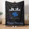 Name Custom Jul album Poster Print Flannel Blanket High Quality Warm Comfortable Cover for All Seasons Perfect for Gifts Home Decor