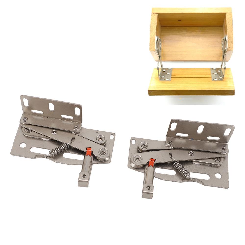 2pcs Practical Tip Out Tray Hinge Easy Install Flip Door Hinge Cabinet Hinge Bathroom Cabinet