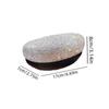 High-Value Rhinestone Half-Round Glasses Case for Sunglasses and Myopia Glasses