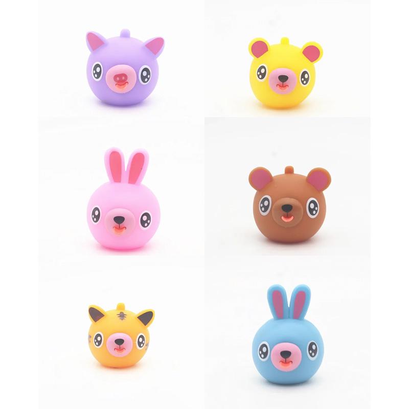 Talking Animal Baby Toys Jabber Ball Tongue Out Stress Relieve Soft Cute Tiger Pig Dog Ball Great Gifts for Kids Adult Baby Toys