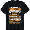 Funny Hook Oper8r Construction Gift Unisex T-Shirt