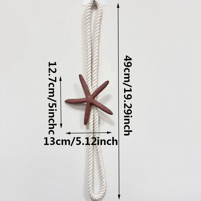 Tieback Rope Starfish Curtain Drapery Holdbacks Tie Room Decor Curtain Holdback Curtain Cord Blackout