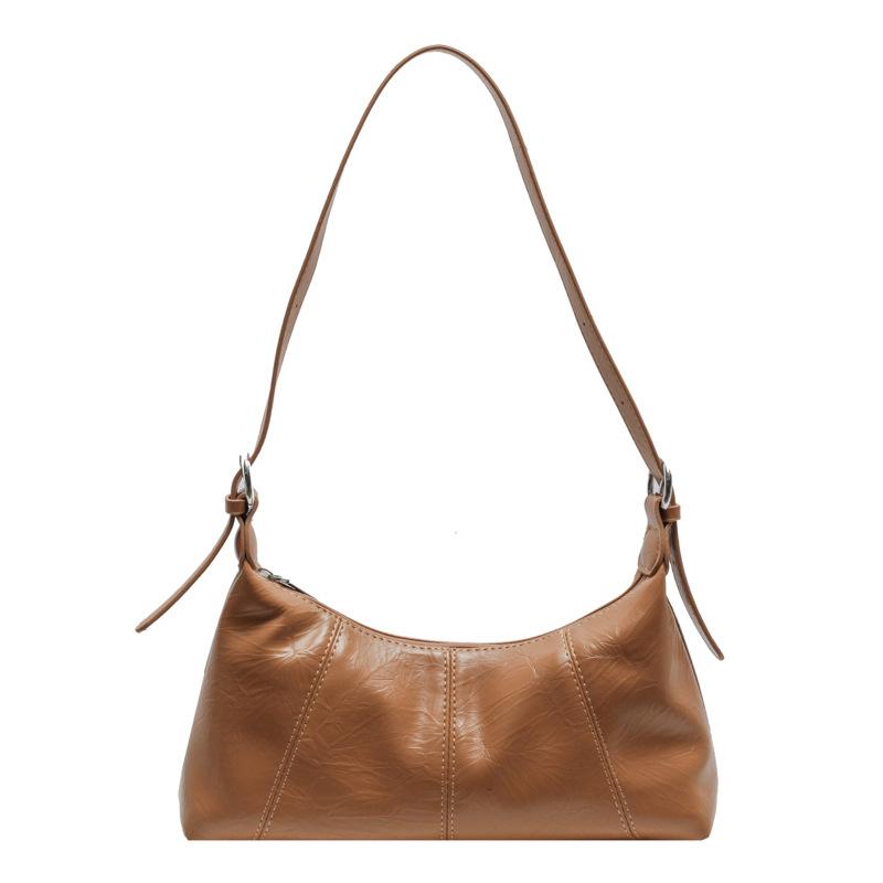 Large Capacity Bag Women's Summer New Niche Design Retro Shoulder Messenger Bag Class Commuter Dumpling Bag