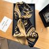 Luxury Long Silk Scarf Female Animal Horse Print Thin Narrow Scarf Bag Hair Band Ribbon Scarfs Women Neckerchief
