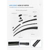 Windshield Windscreen Wiper Blades For Ford Focus 3 Hatchback Front Rear Window 2011 2012 2013 2014 2015 2016 2017