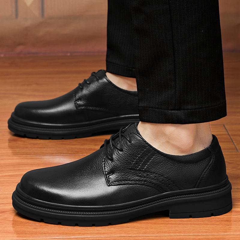 WAERTA Men Casual Genuine Leather Business Luxury Quality Shoes Comfortable Inside Handmade Fashion Shoes Business Driving Flats