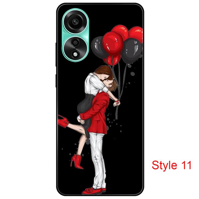 Cover Per Oppo A78 5G Morbida E Sottile – BoerHang (Rosso)