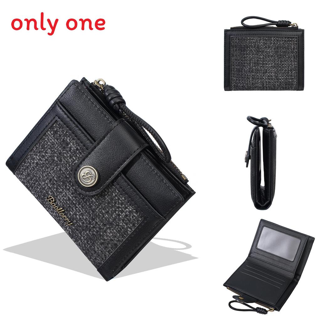 Crossborder Style Leather Wallet For Women With Multiple Card Slots And Zipper Coin Pocket