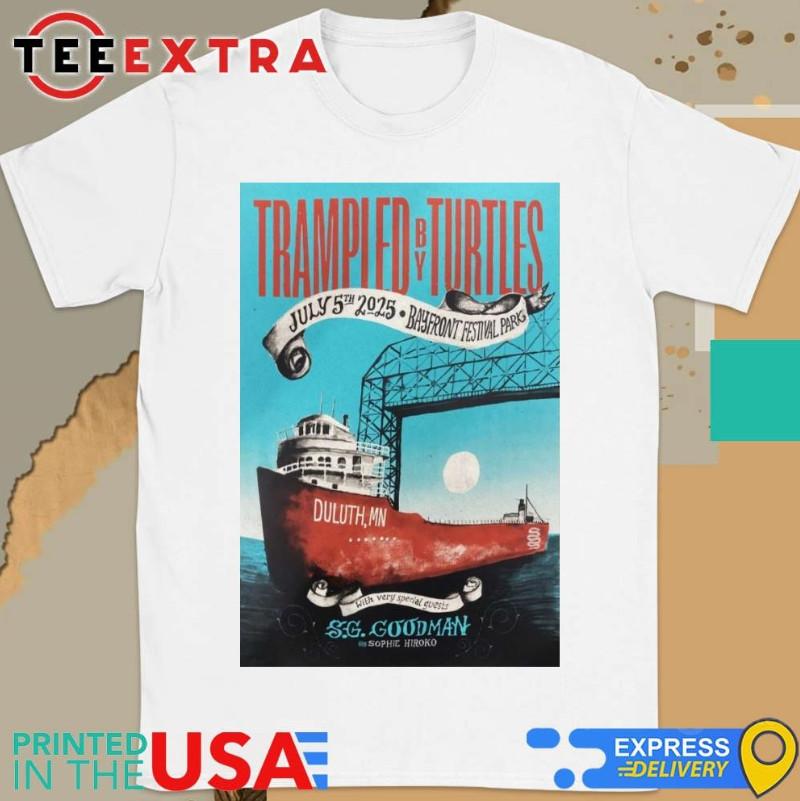 Trampled By Turtle Bayfront Festival Park-Duluth, Mn July 05 2025 Shirt Unisex T-Shirt L