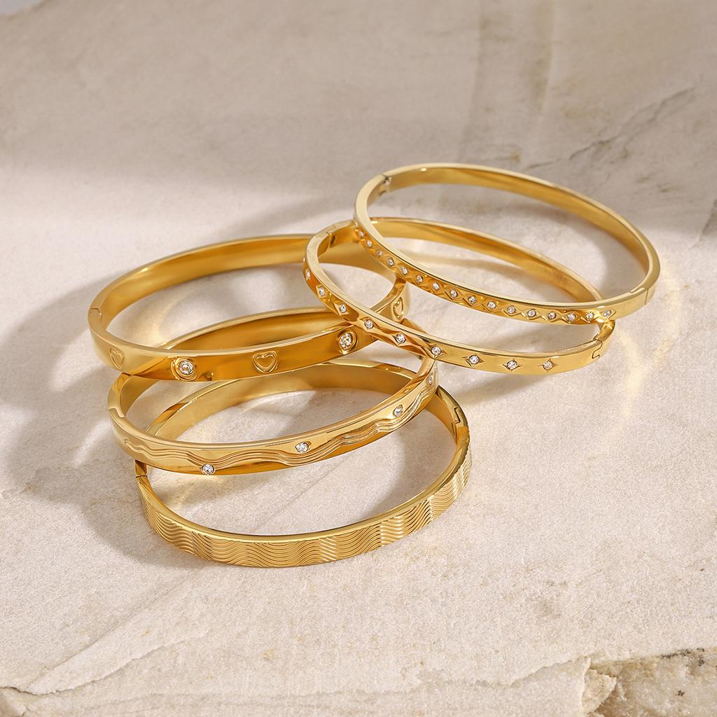 JYL TS Bracelet  Shine Buckle Cuff Enhances Protection & Elegance