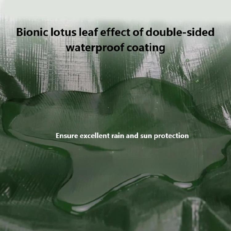 Plastic Woven Fabric Any Weather Protective Tarps Folding Sunshade Cloth Suitable for Picnics Hiking and Beach