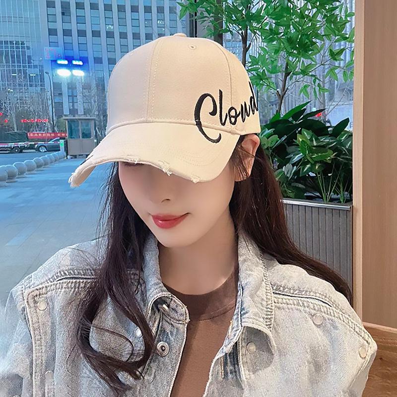 Korean Style Summer Letter Embroidery Baseball Cap - Versatile and Casual for Men & Women