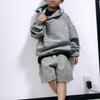 Kids Fleece Lined Hooded Sweatshirt Boys Girls Winter Casual Long Sleeve Top 3-8 Years