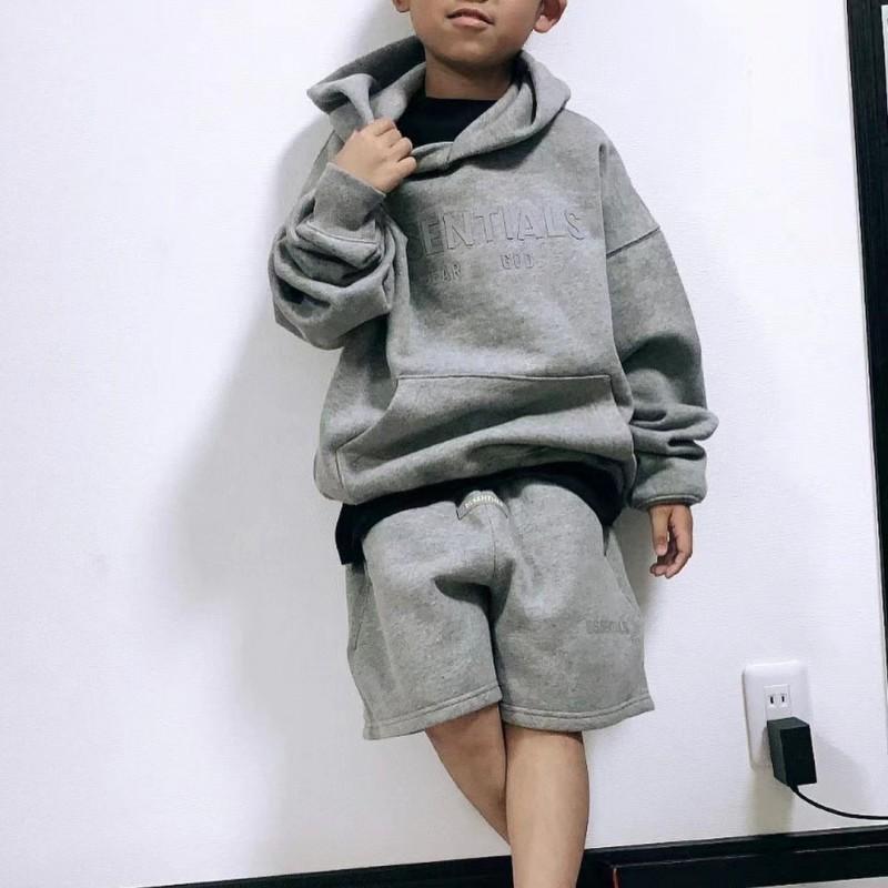 Kids Fleece Lined Hooded Sweatshirt Boys Girls Winter Casual Long Sleeve Top 3-8 Years