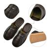 Luxury Cow Split Leather Handmade Men Home Slippers Spring Slip On Soft Comfortable Black Brown Bedroom Indoor Flat Men Shoes