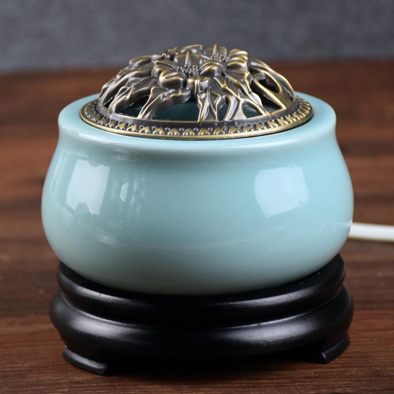 Adjustable Temperature Ceramic Incense Burner & Aroma Diffuser