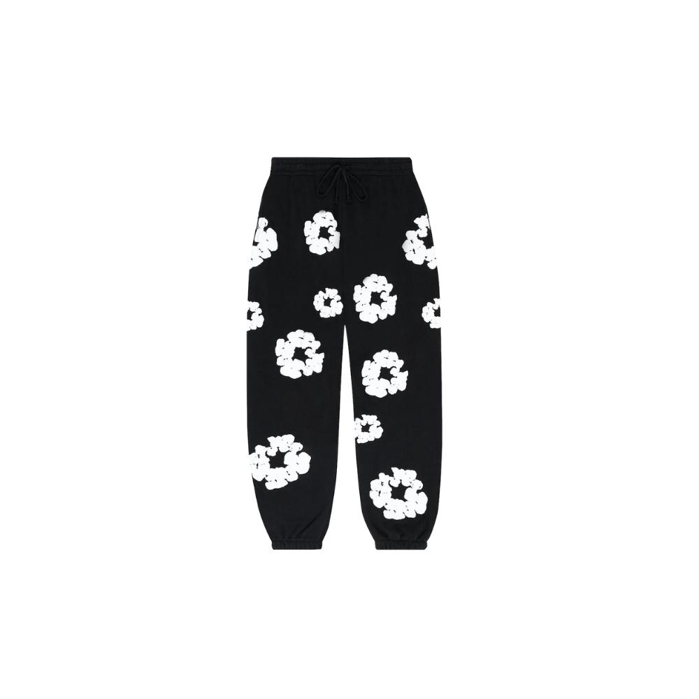 Sweatpants Denim Tears The Cotton Wreath Black
