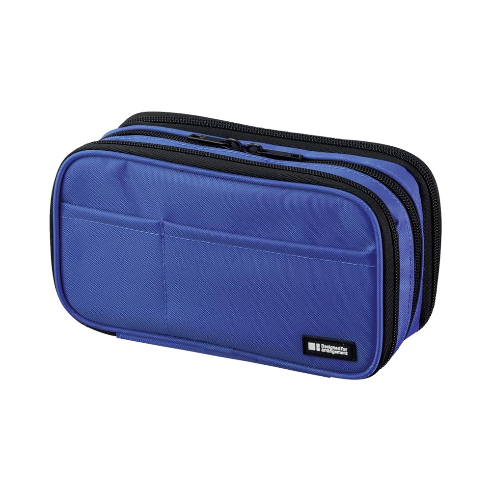 LIHIT LAB Pen Book Overseas Model Case, Type, Triple, Blue, A7556-108