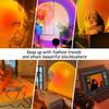 USB Sunset Lighting Ambient Projection Night Light for Home Décor, Relaxing Lighting in Bedroom and Living Room