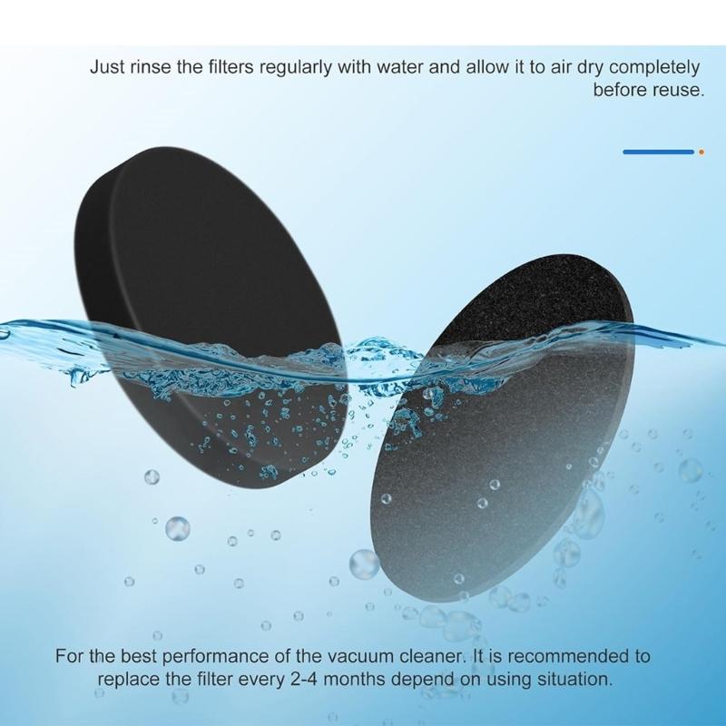 Plastic Filter Set Household Vacuum Spare Part Plastic Vacuum Filter Component Suitable for Household Dirt and Debris