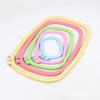 Multi-Size Plastic DIY Embroidery Hoops Square Shape Cross Stitch Hoops Frame Ring Household Craft Embroidery Set Sewing Accesso