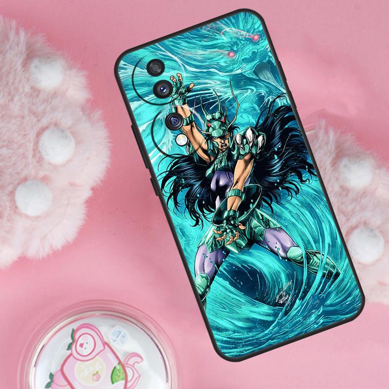 Saint Seiya Shiryu Case For Honor 200 Pro 50 70 90 Lite X9b X9a X8b X8a X8 X9 X9c Honor Magic 7 6 5 Lite Cover