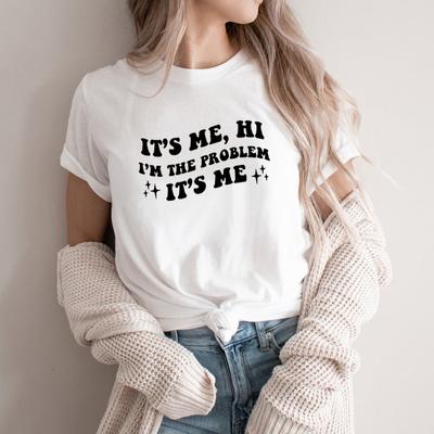 It's Me Hi I'm The Problem T Shirt Anti Hero T-Shirt Music Fan Lover Gift Women's T-shirts Short Sleeve Tee Album Inspired Top