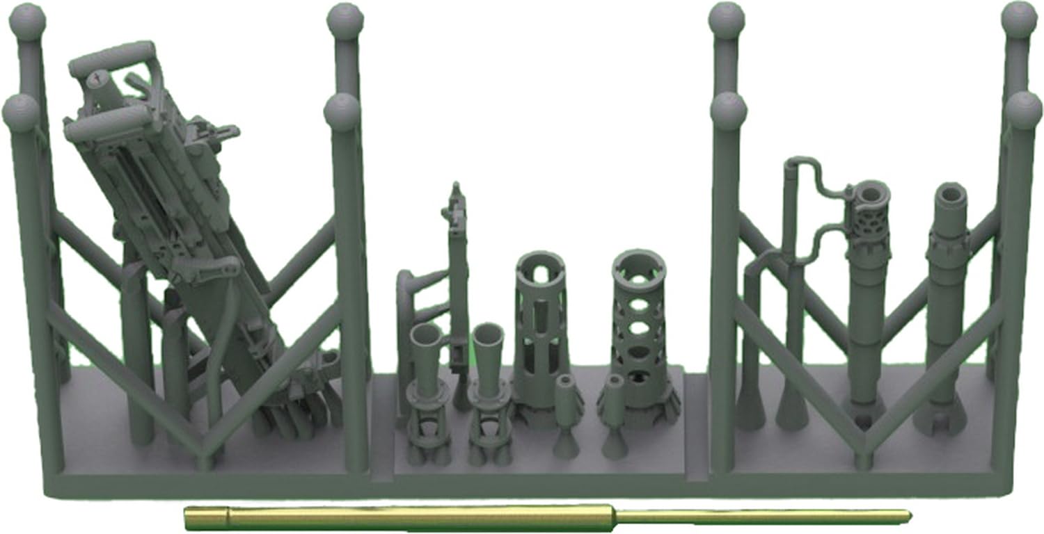 

Master Модель Американский пулемет Browning M2HB Пластиковые детали 1/35 Вторая мировая война/Современный .50 (12.7mm) GM-35-062 (военный)